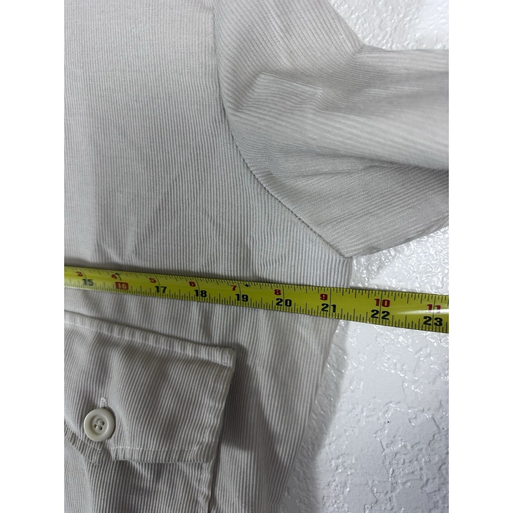Vintage 70s Tobias Tops Corduroy Jacket Cream Beige Workwear Distressed 1970s - Picture 14 of 15